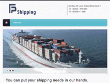 Tablet Screenshot of fitzpatrickshipping.com